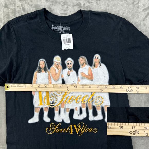 Pro Wrestling Tees II Sweet Sweet IV You Graphic T-Shirt Men's Size S Black NWT - Picture 7 of 9